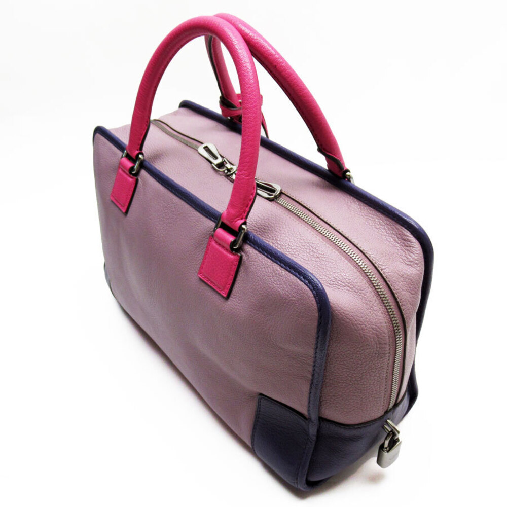 Loewe Handbag Purple Magenta Leather Amazona